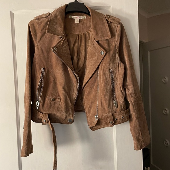 Chelsea & Violet Brown Suede Women's Jacket - Picture 1 of 2